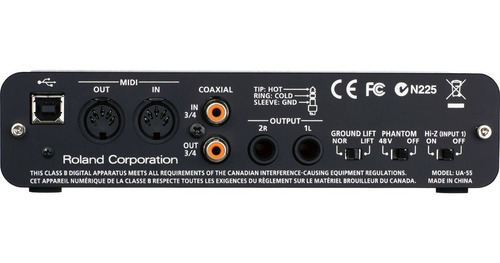 Interface De Audio Roland Quad Capture - Consulte Stock
