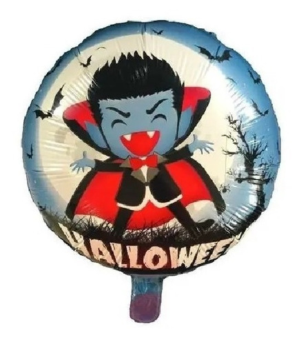 Globo Halloween Dracula 50cm. Cotillon Chirimbolos