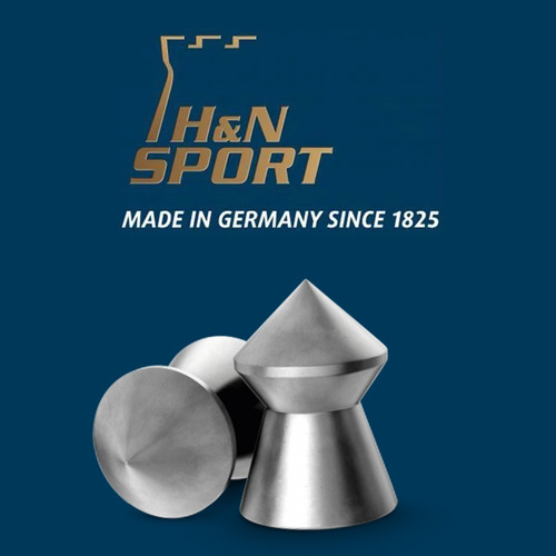 Imagen 4 de 10 de Balines H&n Spitzkugel 5,5 Mm X200 - Perforante Caza