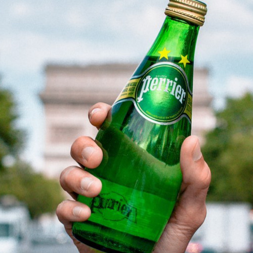 Água Mineral Importada Perrier 330ml Kit 8 Unidades