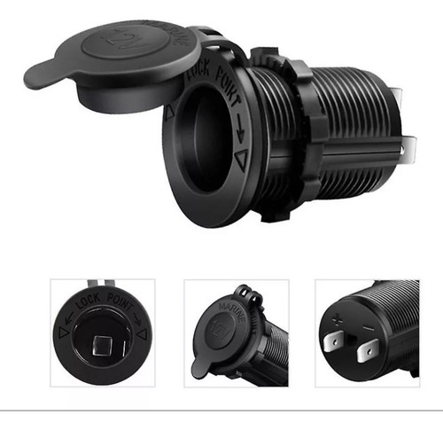 Kit De Enchufe De Coche De 12v 24v Enchufe Impermiable