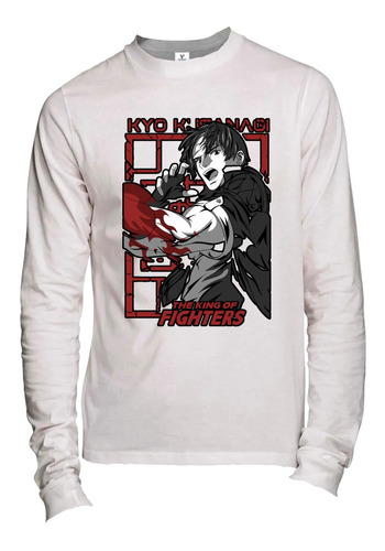 Playera M Larga The King Of-f Kyo-kusanagi Gamer