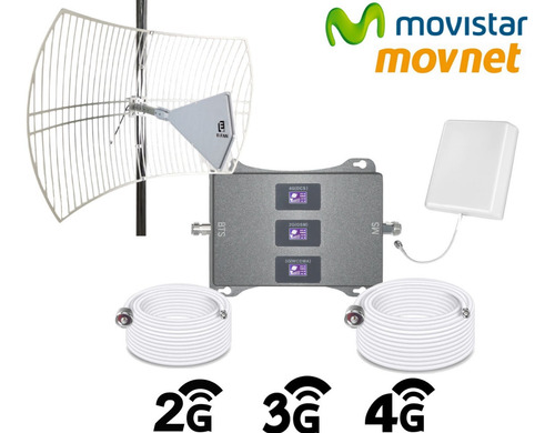 Amplificador De Señal Parabólica Movistar Y Mvlnet 2g 3g 4g