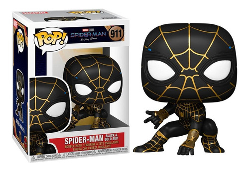 Funko Pop! Spiderman Black & Gold Suit Spiderman No Way Home