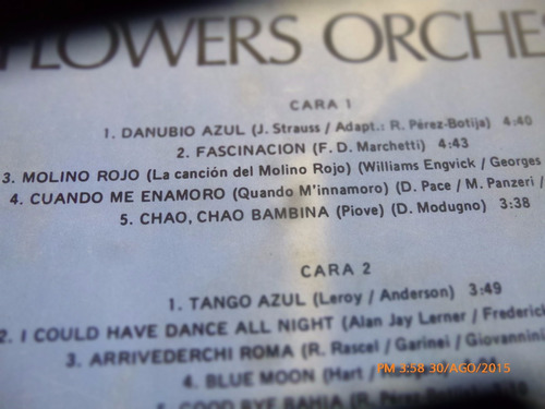 Vinilo Lp The Flowers Orchestra 2 -- Danubio Azul (u1284