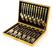 Comprar Juego De Cubiertos De Oro, Ogori Juego De Cubiertos De Acero
