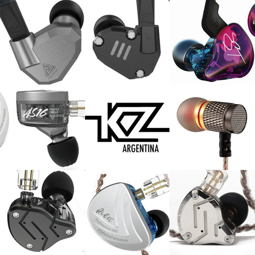 Imagen 3 de 6 de Estuche Kz Oficial + Almohadillas Tips Foam 3 Pares En S M L