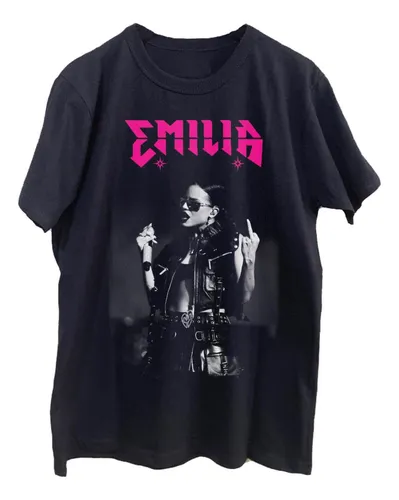 Remeras Estampadas Dtg Full Hd Emilia Mernes Perfil Fucsia
