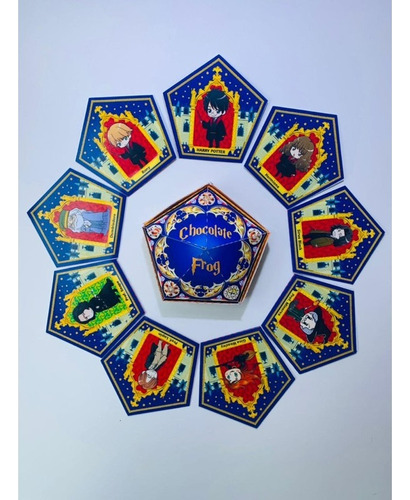 Caixa Harry Potter Sapo De Chocolate Lembrancinha 40 Peças