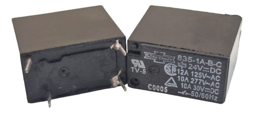 Kit 02 Rele 24vdc 835 1a B-c Song Chuan (Usado)