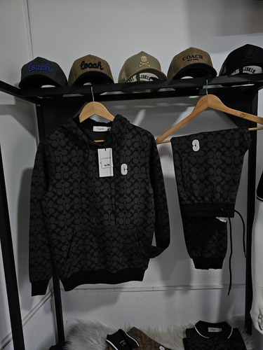 Conjunto Invierno Hombre Capucha Sudadera Y Pantalón Mlxl