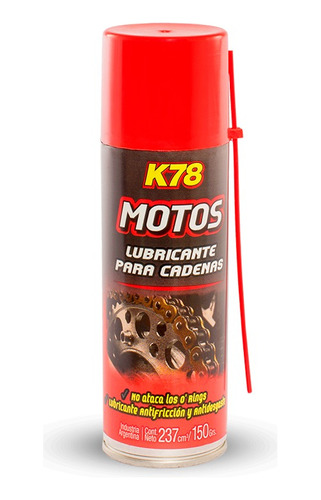 Lubricante Aceite De Cadena De Motos K78 237cc