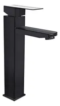 Comprar Torneira De Banheiro Lavabo Lavatório Cuba Pia Mesa Bancada Gourmet Luxo Moderna Com Aço Inox Metal Alta Pressão Para Água Quente e Fria Monocomando Arejador Preta Via Flix PD-99