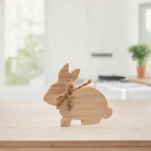 Señal De De Madera, Centro De Mesa De Mesa De Conejo Sin