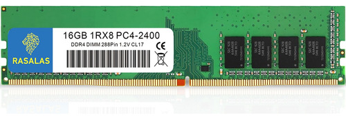 16gb Memoria Ram Rasalas Ddr4 2400 Mhz Pc4-19200udimm 1.2v