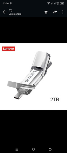 Lenovo. Pen Drive De 1 Y 2 Tb Nuevos