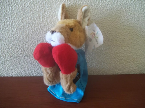 Canguru De Pelúcia Marrom Boxeador - Dá Socos E Faz Sons!