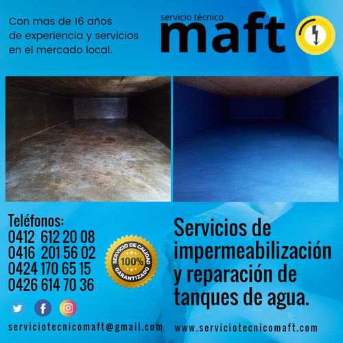 Imagen 4 de 10 de Reparación Impermeabilización Mantenimiento Tanques De Agua