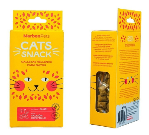 Galletas Rellenas Para Gatos Cats Snack Sabores Premios