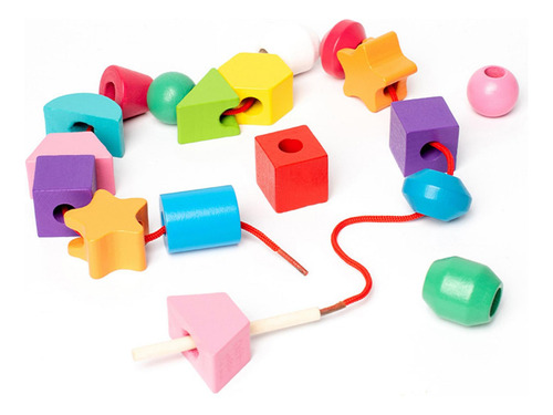 Juego De Juguetes De Secuenciación Apilables De Madera,