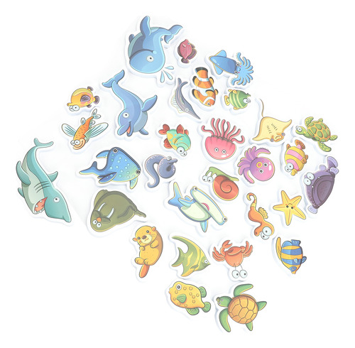 Juego De Rompecabezas De Animales Marinos Para Bañera, Juego