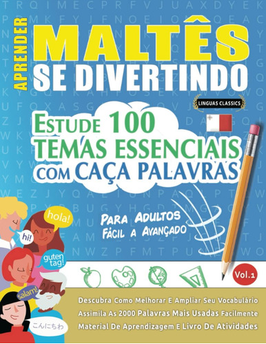 Libro: Aprender Maltês Se Divertindo! Para Adultos: Fácil A