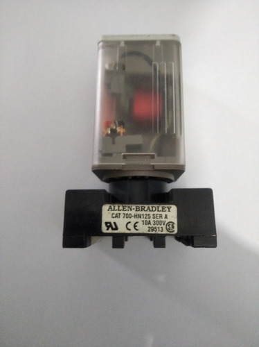 Relé De Control 8pines Bobina 24vdc Con Base Allen Bradley
