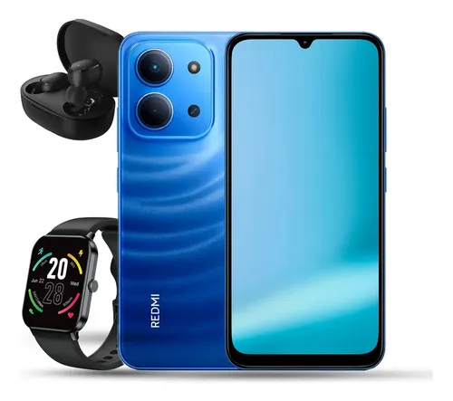 Xiaomi + Redimir 15c 8gb Ram 256gb + Relógio Global — R$ 1.159,20 em Mercado Livre, 20% OFF