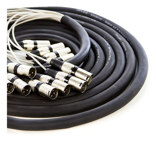 Multicabos Com Conectores Xlr 16 Vias Cirilo Cabos 15 Mt