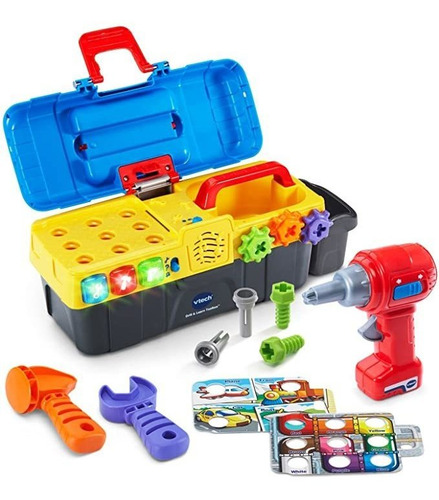 Caja De Herramientas De Perforación Vtech Y Aprende