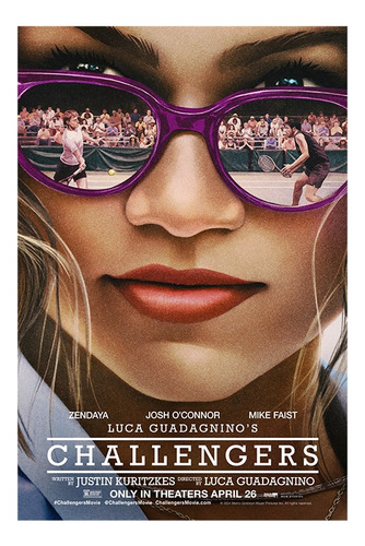 Poster De La Película Desafiantes O Challengers Con Marco