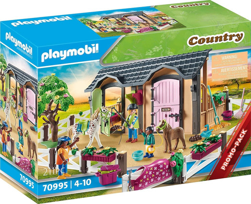 Playmobil Country 70995 Clases De Equitación Con Boxes
