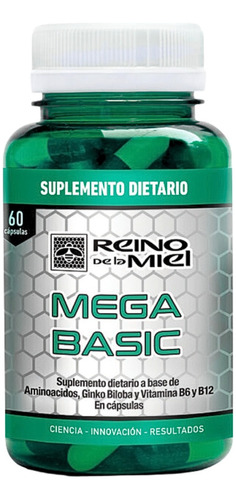 Megabasic Reino Ginkgo, B6, B12 Para Concentración Y Energía