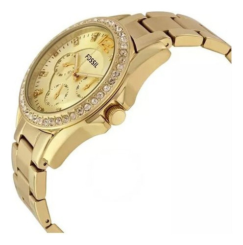 Reloj Fossil Es3203 Para Mujer Color Oro