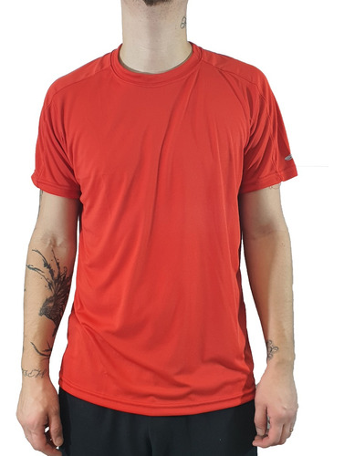 Remera Team Gear Running Hombre Mc Mive Rojo Cli