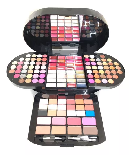 Set Maquillaje Maletin Makeover Sombras Rubor Labial Fms-04