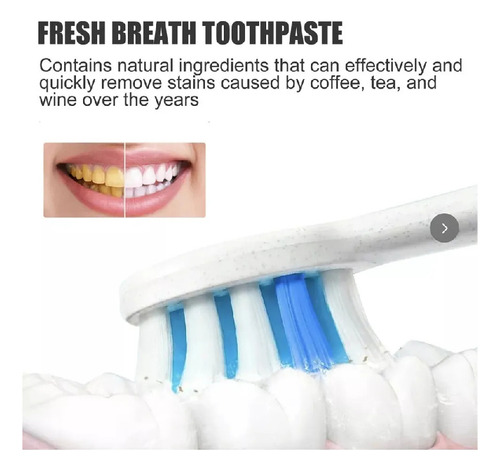 Cc Pasta De Dientes Blanqueadora Sp-8 Que Limpia Los