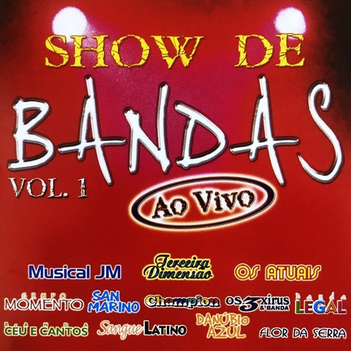 Cd - Show De Bandas - Ao Vivo Vol. 01