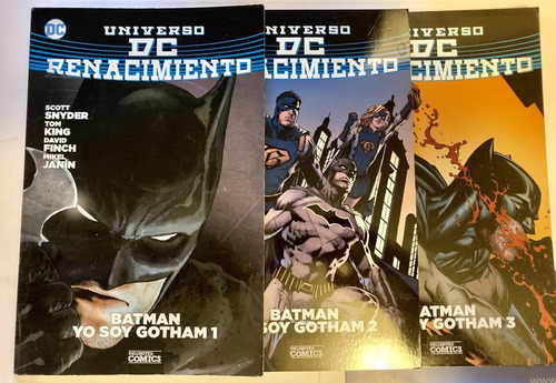 Comic Dc: Batman - Yo Soy Gotham. 3 Tomos, Historia Completa. Editorial Unlimited