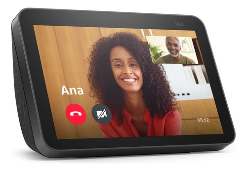 Bocina Inteligente Con Pantalla Alexa Echoshow 8 2da Gen Nga