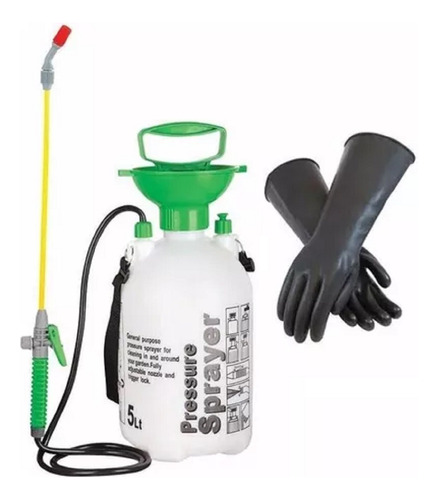 Pulverizador Fumigador Manual 5 Lts. Jardín + Obsequio ! Tyt