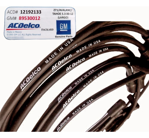 Cables De Bujias Silverado/impala/avalanch/tahoe 5.3 Acdelco