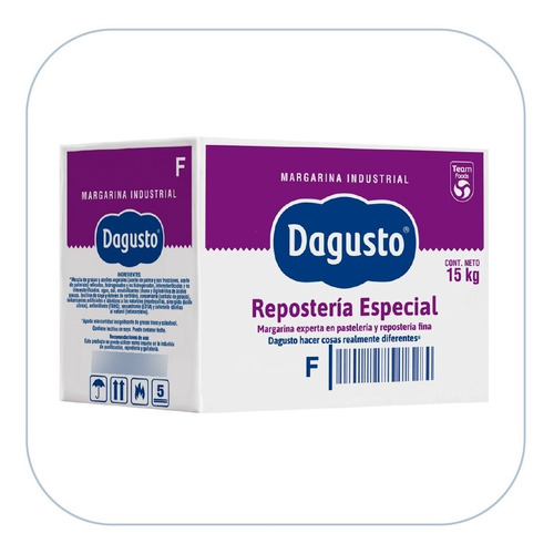 Margarina Dagusto Reposteria - Kg a $11980