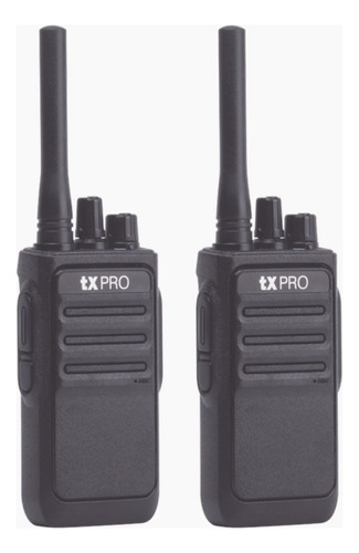 Radio Portátil Uhf 400-470 Mhz, 16 Canales, 2 Watts, 2 Pzs