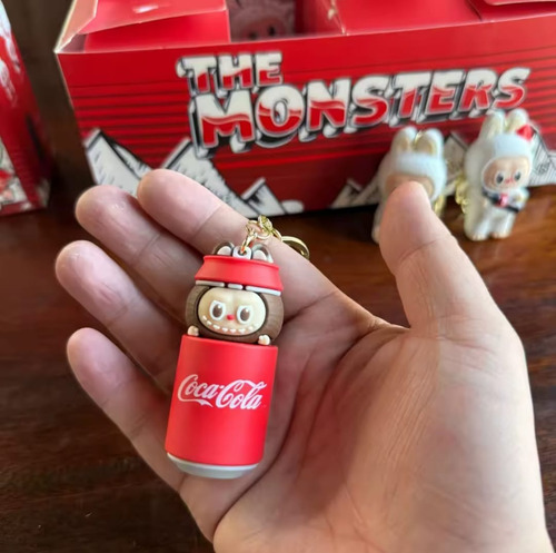 Figura Labubu Colgante Coca Cola Caja Sorpresa 12 Piezas