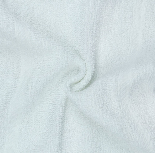 12 Pz Toalla Facial Algodón Suave Mayoreo Gym 30x30 Hotelera Blanco Lisa