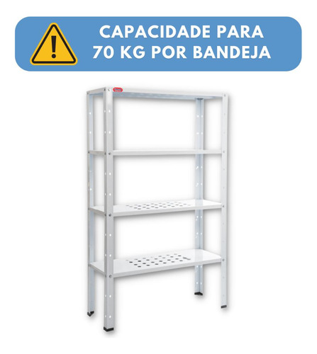 Estante Para Câmara Fria Imeca 140x40 Com 4 Prateleiras