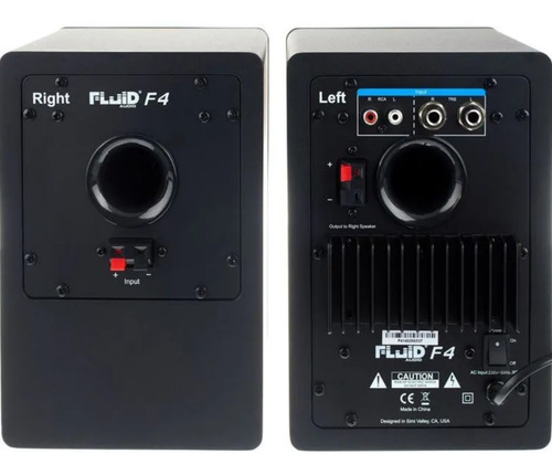 Monitor De Referência Ativo Fluid Audio F4 Ativo -par