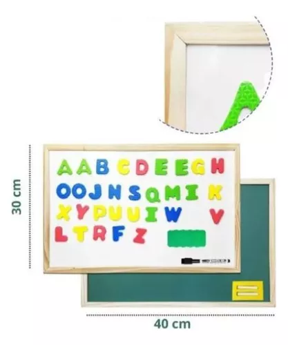 Lousa Quadro Magnético Alfabeto - Brinquedo Educativo
