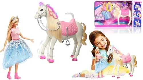 Barbie Mu eca Princesas Morning Star Caballo Deluxe Original